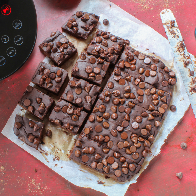 Flourless Blender Black Bean Brownies - Luvele AU